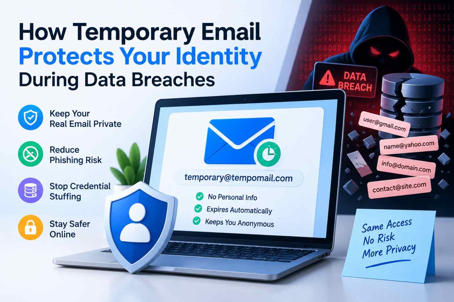 How Temporary Email Protects Your Identity During Data Breaches