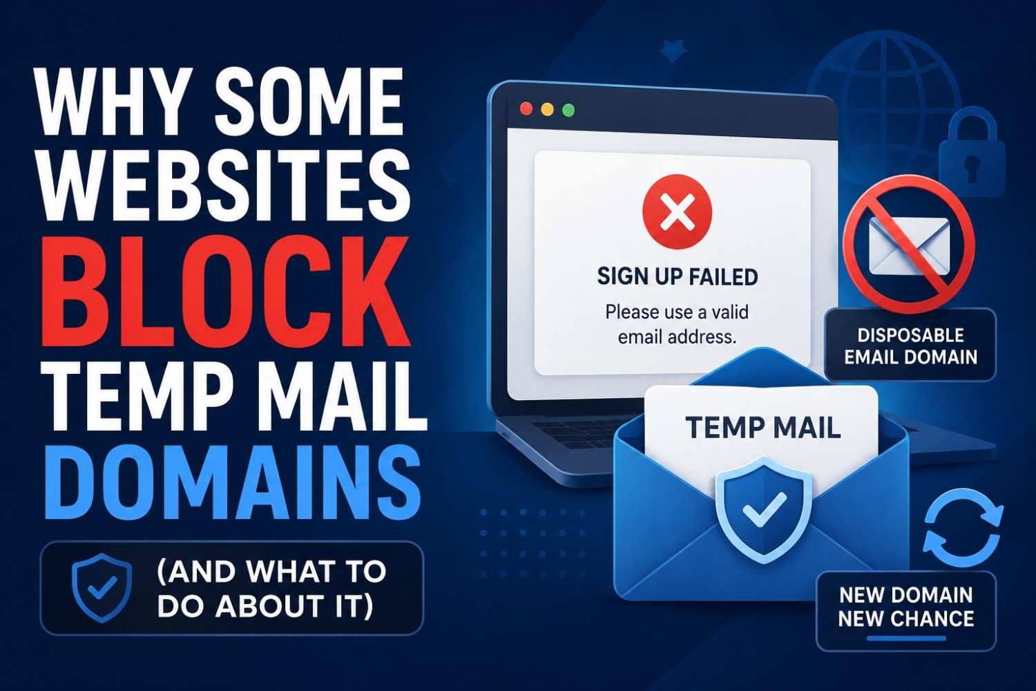 Why Some Websites Block Temp Mail Domains (and What to Do About It)