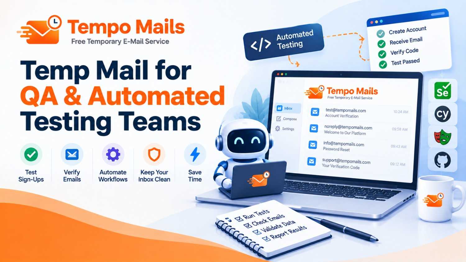 Temp Mail for QA & Automated Testing Teams