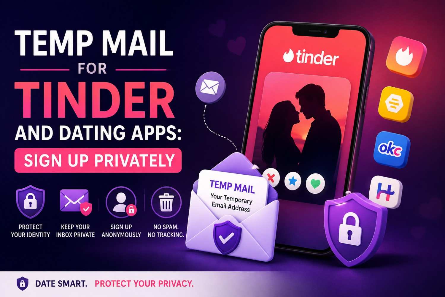 Temp Mail for Tinder and Dating Apps: Sign Up Privately