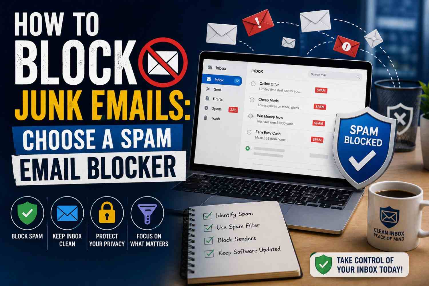 How to Block Junk Emails: Choose a Spam Email Blocker