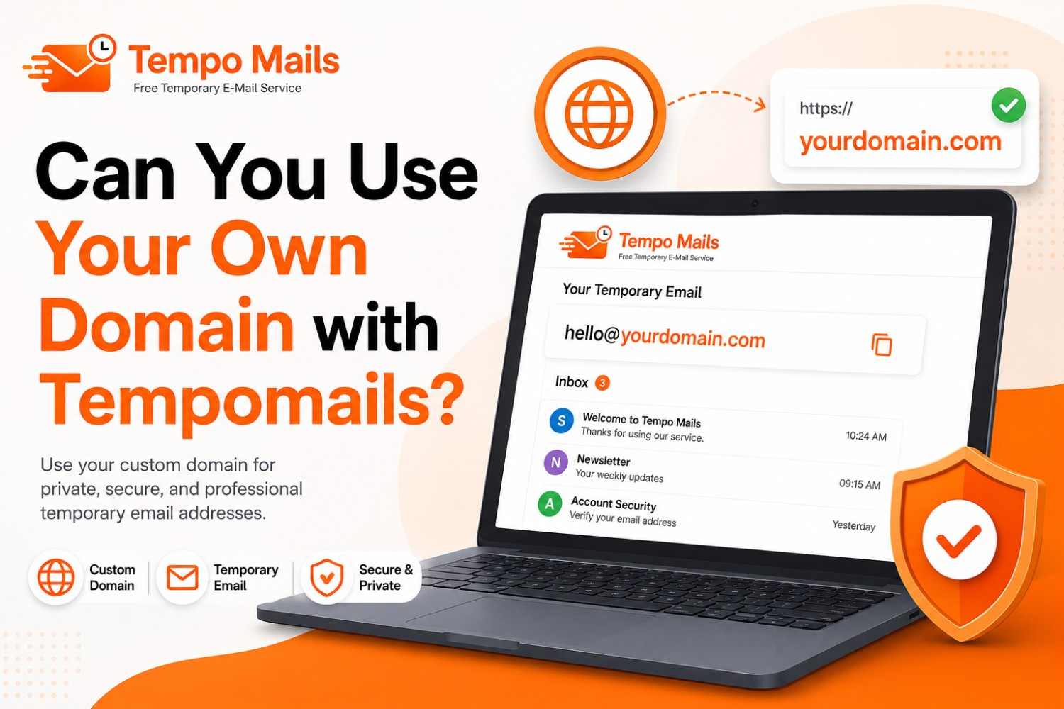 Can You Use Your Own Domain with Tempomails?