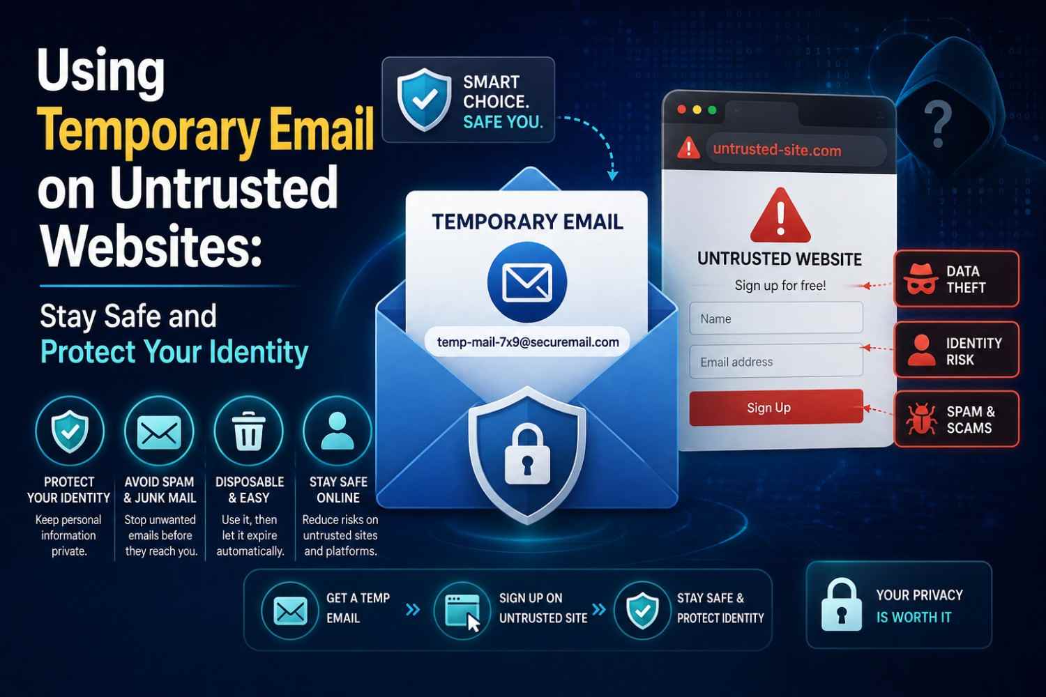 Using Temporary Email on Untrusted Websites: Stay Safe and Protect Your Identity