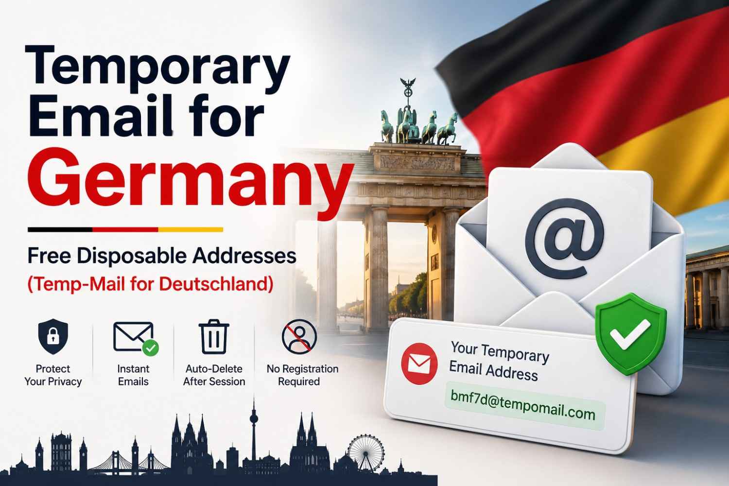 Temporary Email for Germany: Free Disposable Addresses (Temp-Mail for Deutschland)