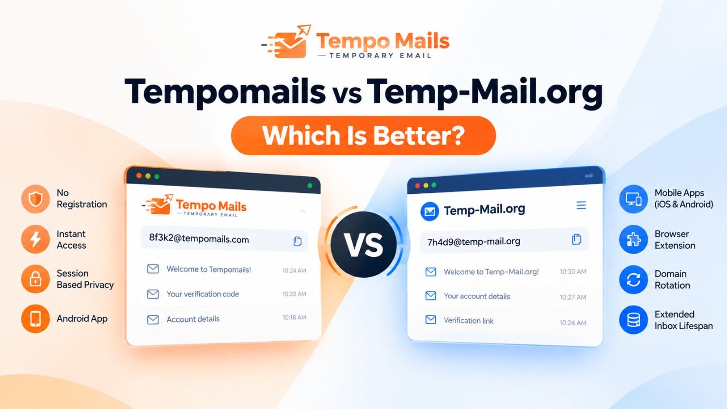 Tempomails vs Temp-Mail.org: Which Is Better?