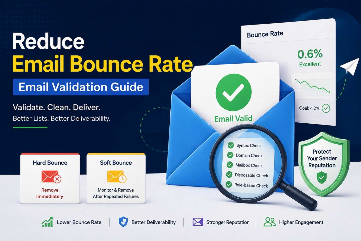 Reduce Email Bounce Rate – Email Validation Guide