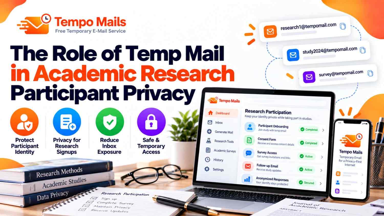 The Role of Temp Mail in Academic Research Participant Privacy
