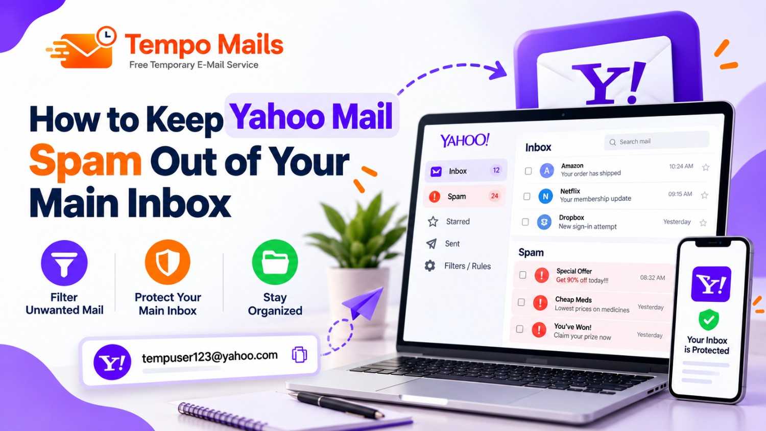 How to Keep Yahoo Mail Spam Out of Your Main Inbox