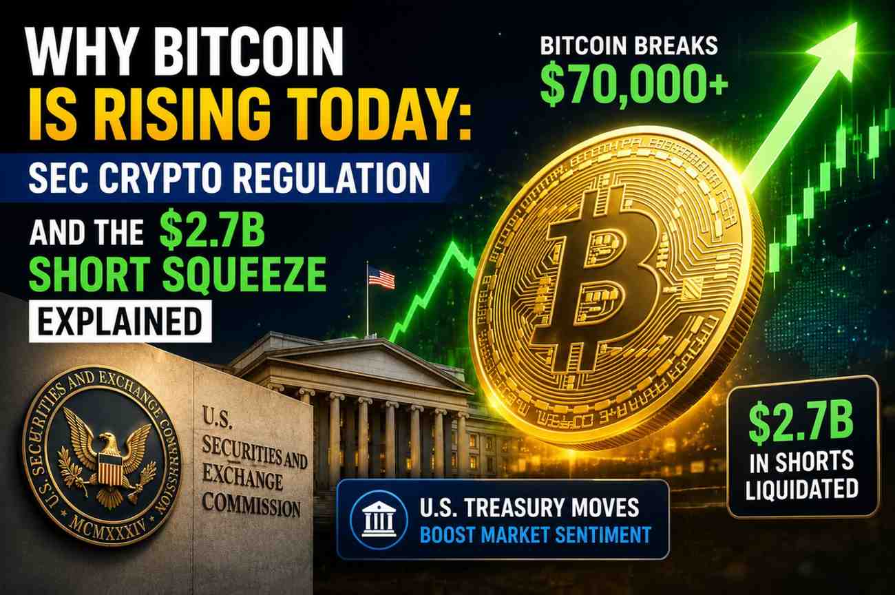 Why Bitcoin Is Rising Today: SEC Crypto Regulation and the $2.7B Short Squeeze Explained