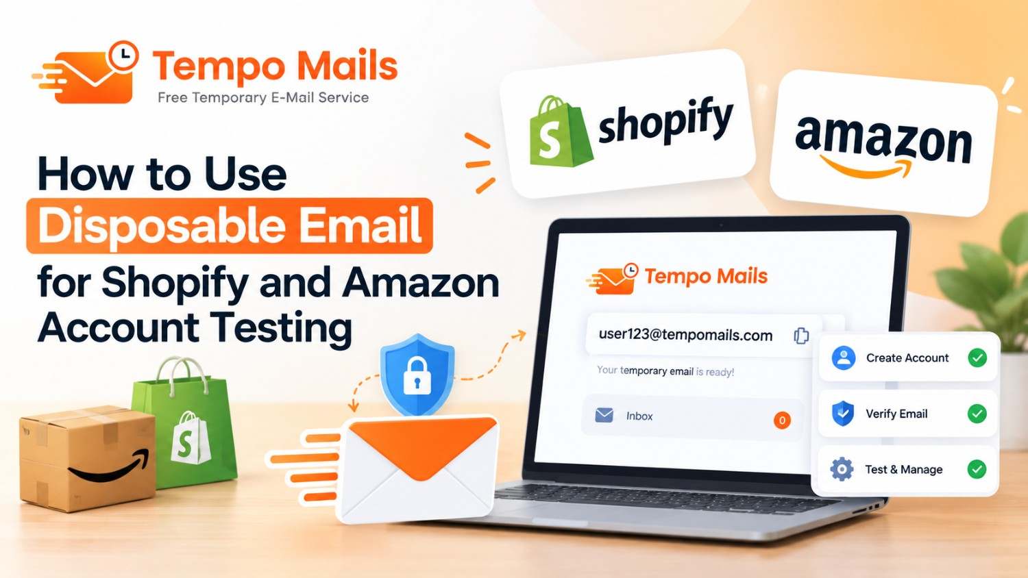 How to Use Disposable Email for Shopify and Amazon Account Testing
