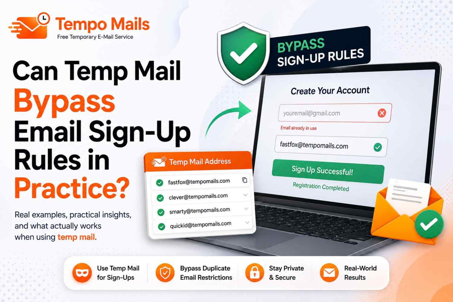 Can Temp Mail Bypass Email Sign-Up Rules in Practice?