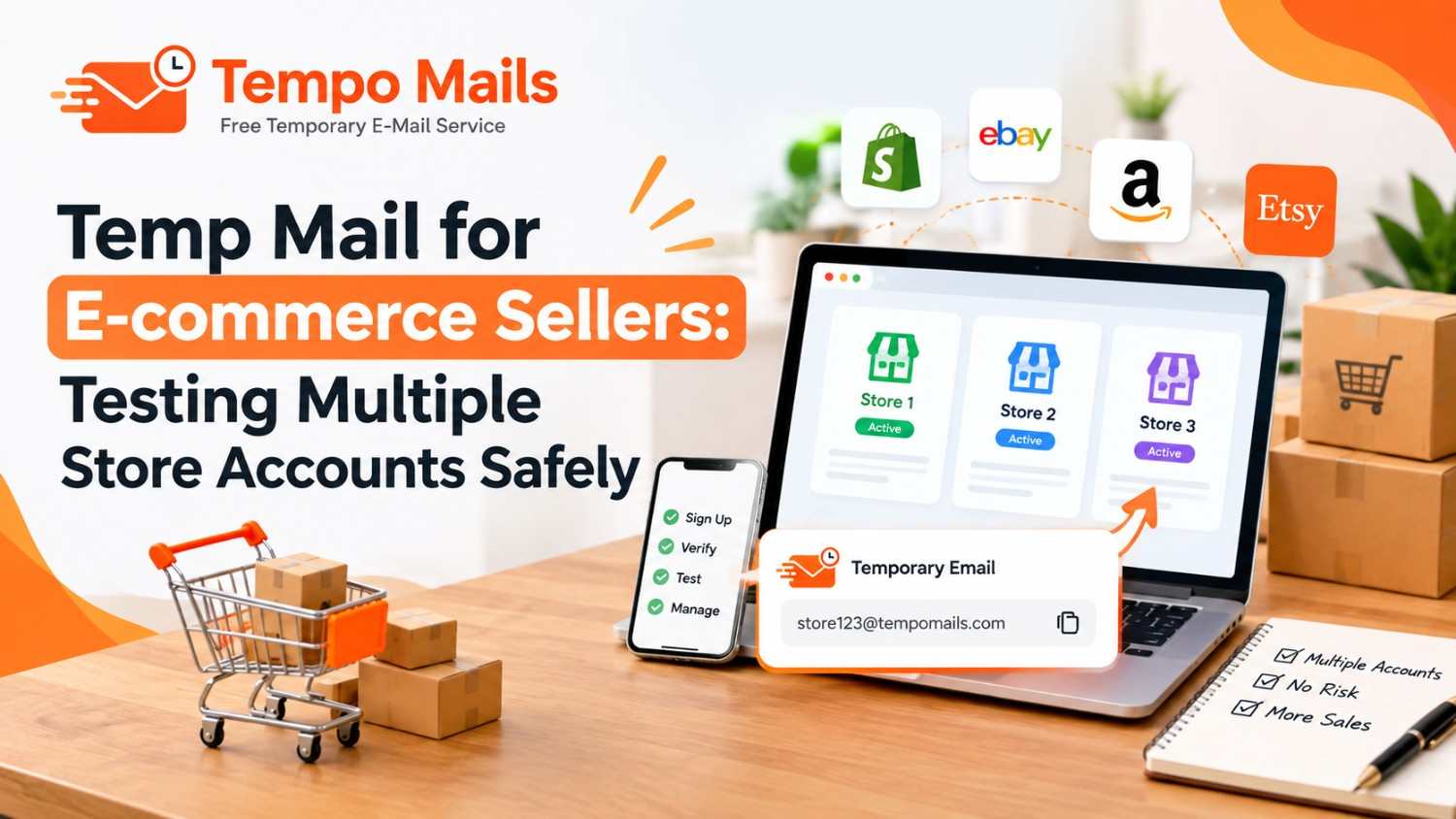 Temp Mail for E-commerce Sellers: Testing Multiple Store Accounts Safely