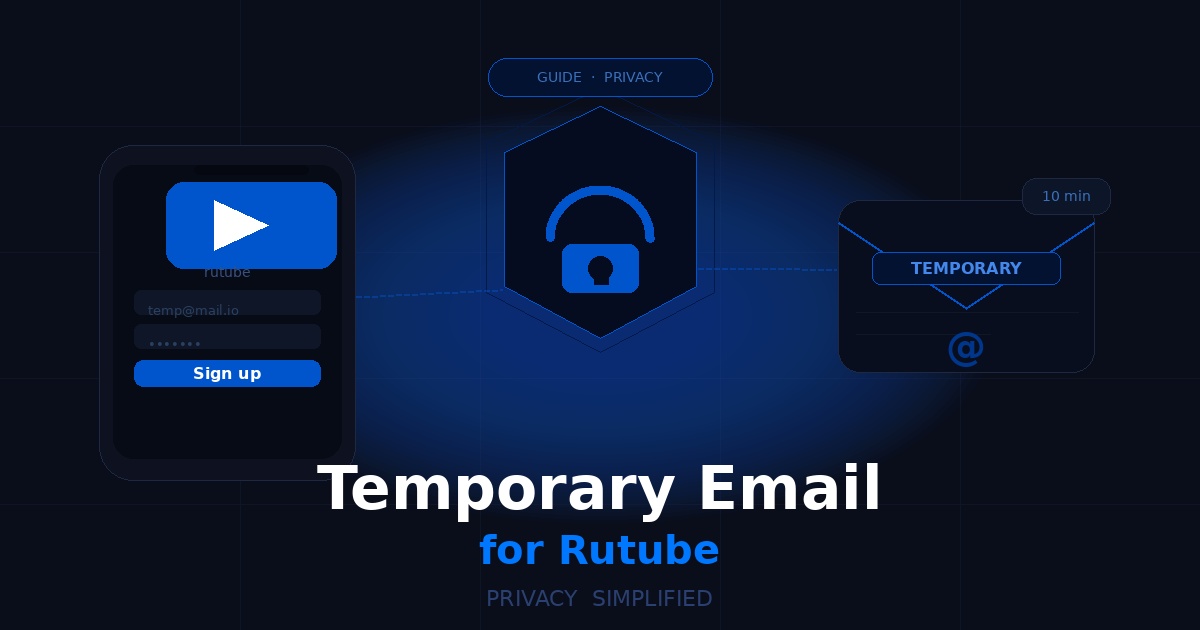 Create a Temporary Email for Rutube | Privacy Simplified