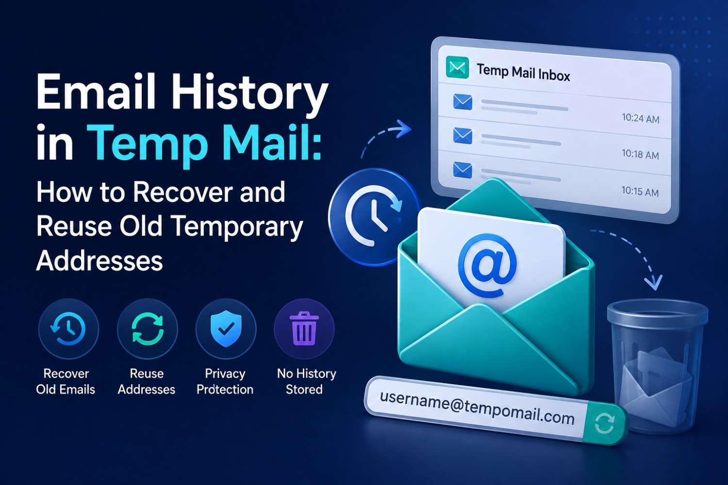 Email History in Temp Mail: How to Recover and Reuse Old Temporary Addresses