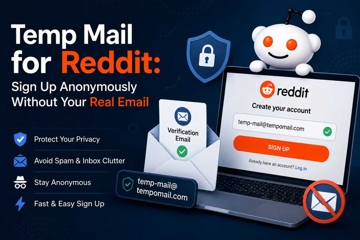 Temp Mail for Reddit: Sign Up Anonymously Without Your Real Email