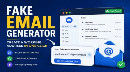 Fake Email Generator: Create a Working Address in One Click
