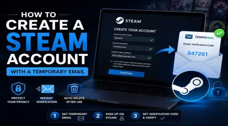 How to Create a Steam Account with a Temporary Email