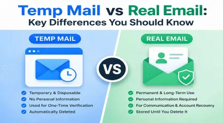 Temp Mail vs Real Email: Key Differences You Should Know