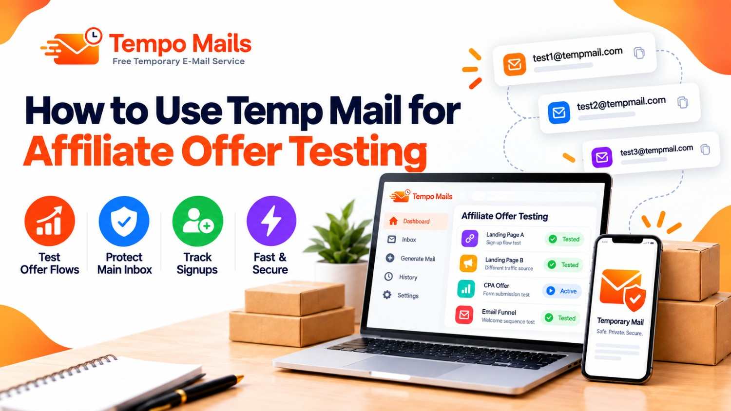 How to Use Temp Mail for Affiliate Offer Testing