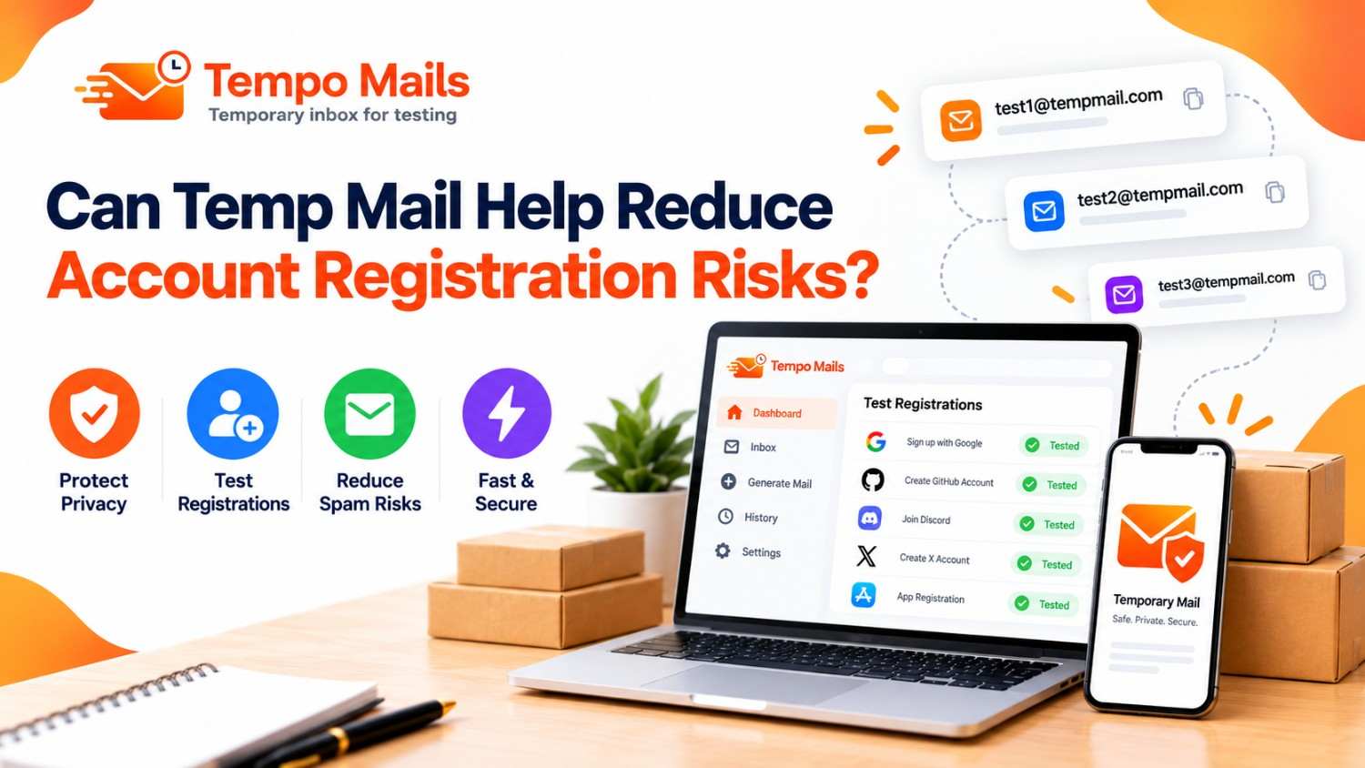 Can Temp Mail Help Reduce Account Registration Risks?