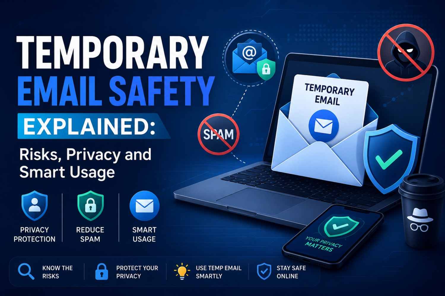 Temporary Email Safety Explained: Risks, Privacy and Smart Usage